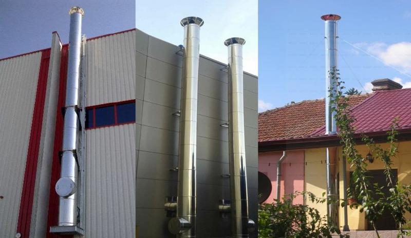 Stainless steel chimneys CE certified